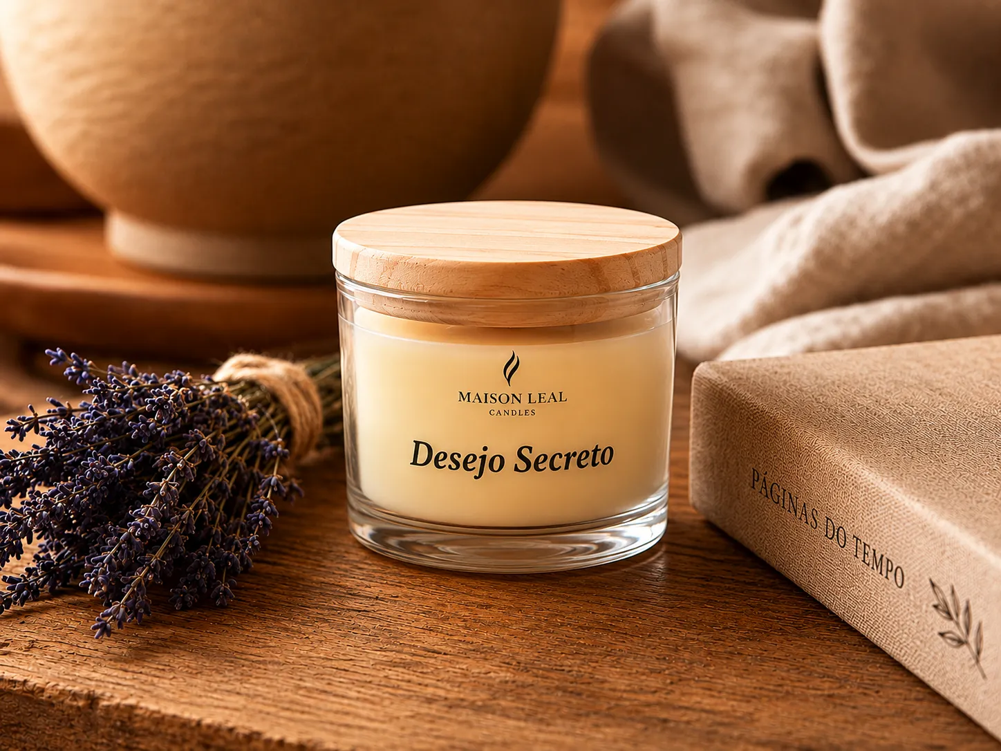 Vela aromática Desejo Secreto — Inspirada em La Vie Est Belle