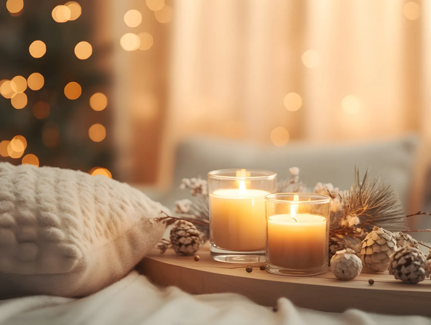 Ambiente sofisticado com velas Maison Leal Candle